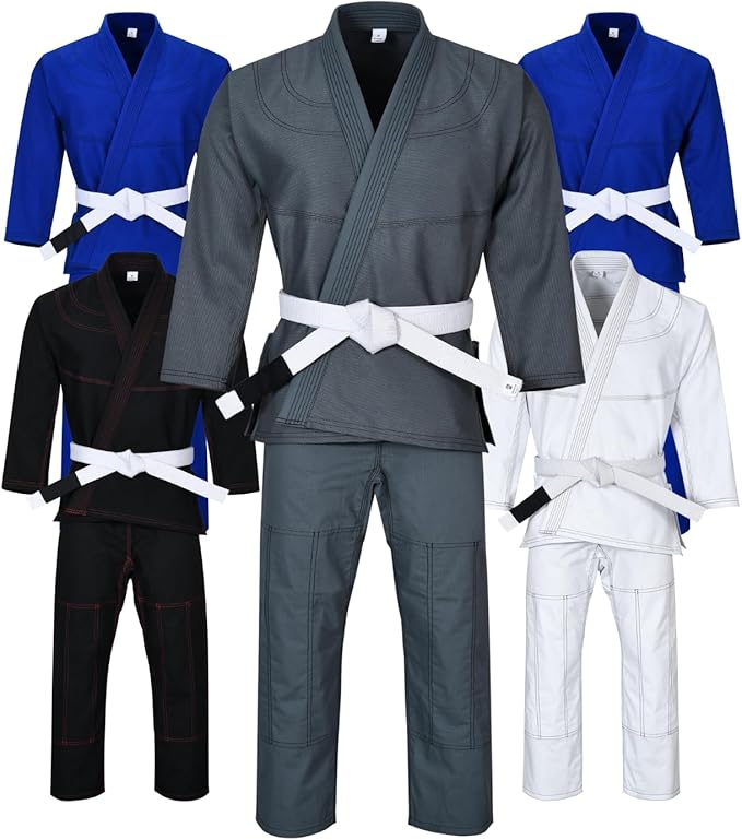 USTIGERS® Premium BJJ Gi – Lightweight, Reinforced Stitching, IBJJF Approved Jiu Jitsu Suit